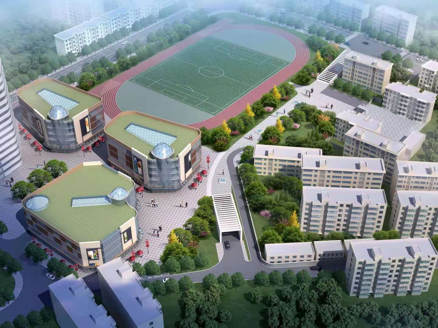 东风广场配套广场巷道路工程
