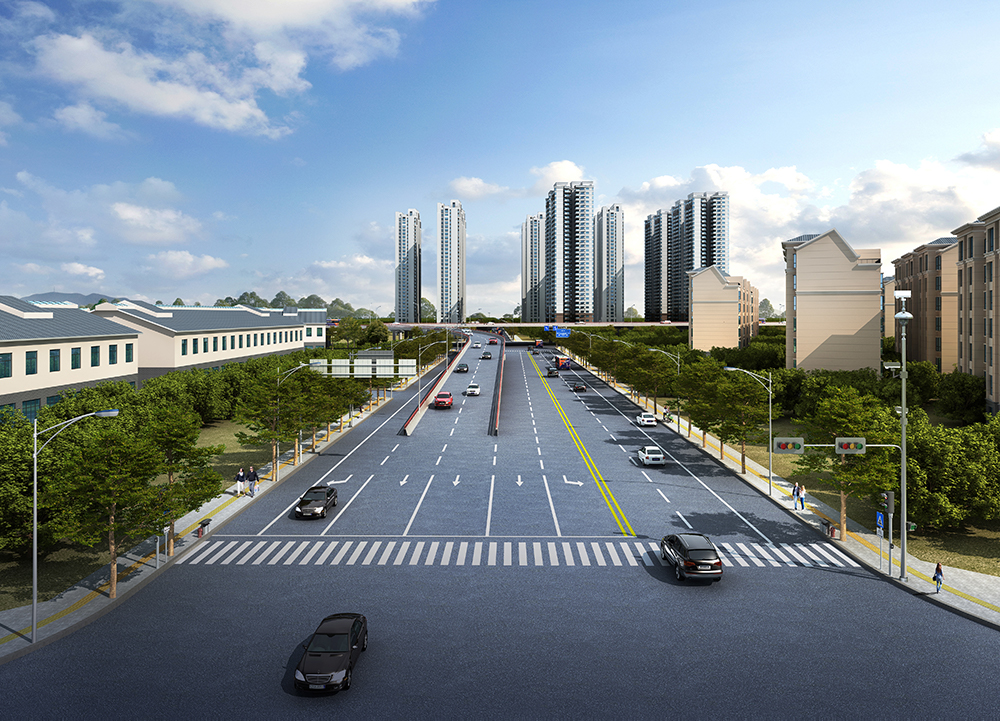 开发中路（九华山路-洞庭大道）道路项目