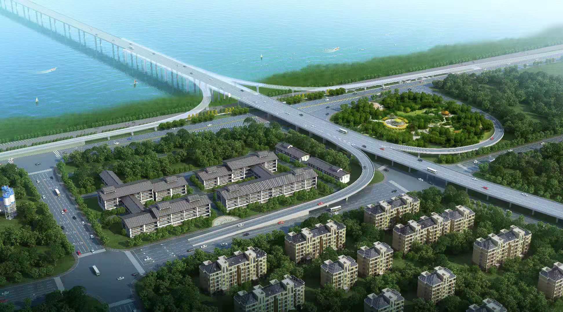 岳阳洞庭湖大桥（G353）与沿湖大道（G240）交叉改建一期