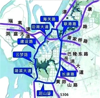 岳阳市首条城市环线呼之欲出