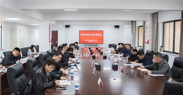 集团召开2024年重点项目调度会